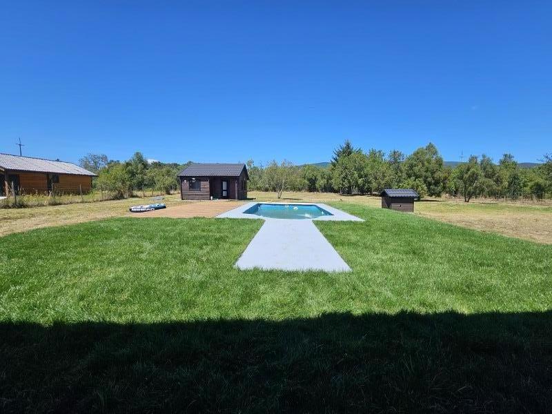 Casa en Parcela Con Acceso Privado, Piscina, Leñera, Cabaña