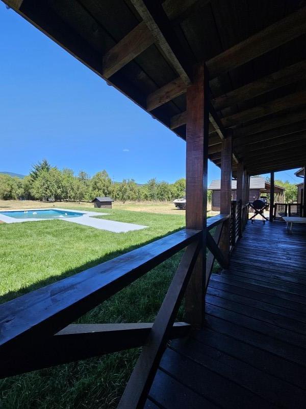 Casa en Parcela Con Acceso Privado, Piscina, Leñera, Cabaña