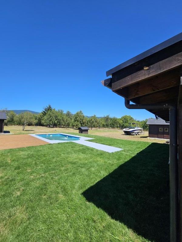 Casa en Parcela Con Acceso Privado, Piscina, Leñera, Cabaña