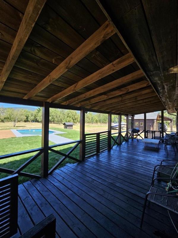 Casa en Parcela Con Acceso Privado, Piscina, Leñera, Cabaña