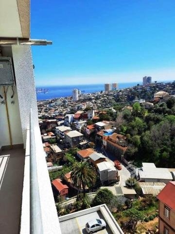 Departamento amoblado con espectacular vista en Valparaíso