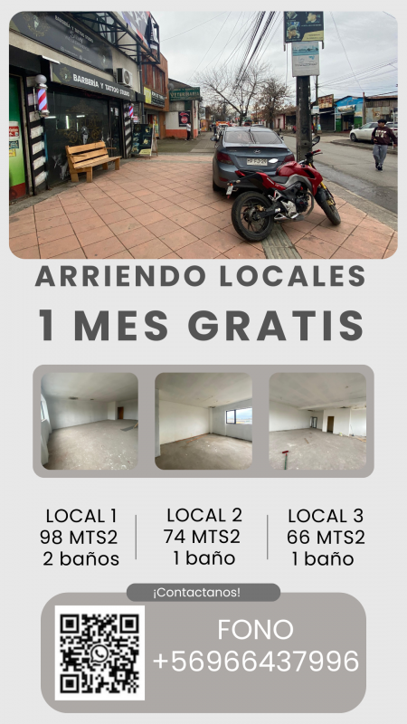 Se Arrienda Locales A Pasos del Terminal