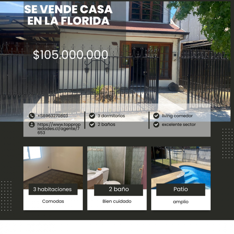 Se Vende Casa en la Florida