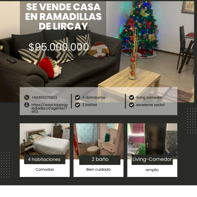 Se Vende Casa en Ramadillas de Lircay