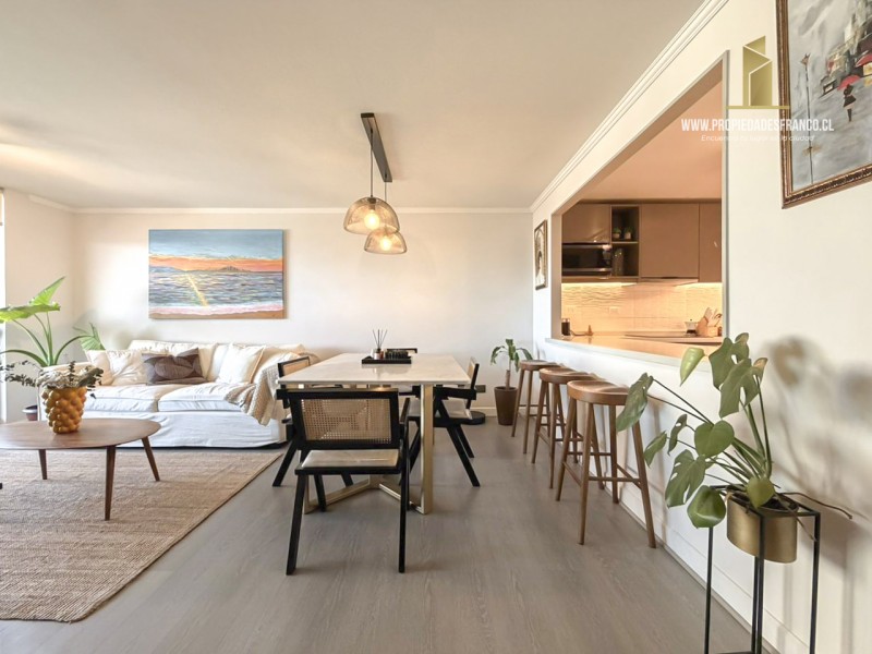 Tu Nuevo Hogar en Concon Calido Dpto Terraza Vista Al Mar 3D