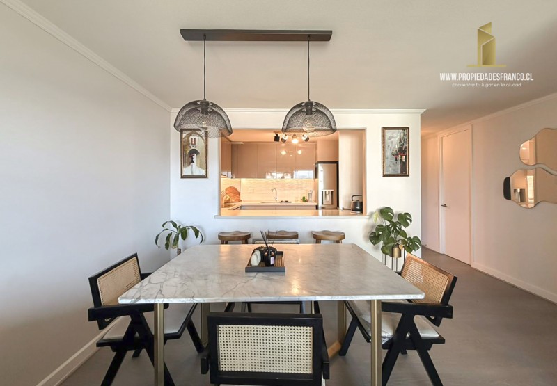 Tu Nuevo Hogar en Concon Calido Dpto Terraza Vista Al Mar 3D