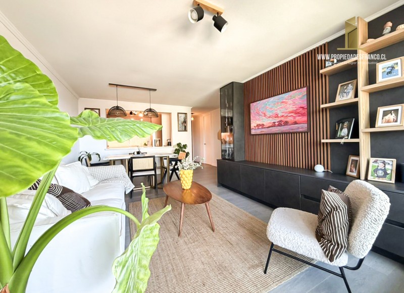 Tu Nuevo Hogar en Concon Calido Dpto Terraza Vista Al Mar 3D