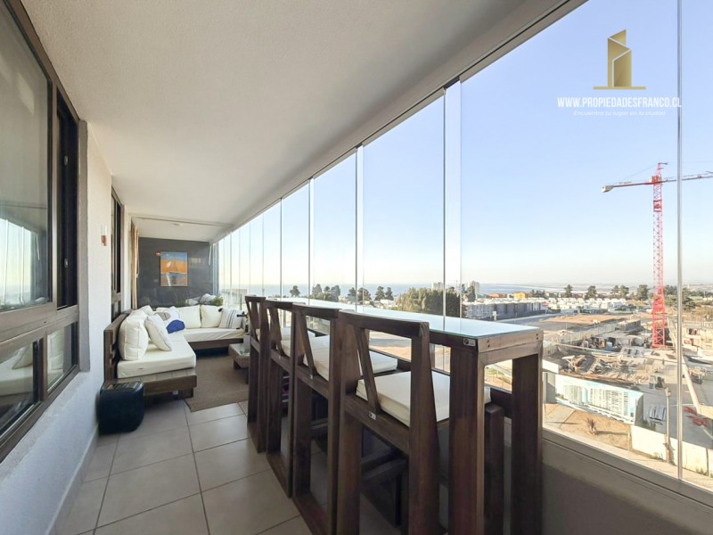 Tu Nuevo Hogar en Concon Calido Dpto Terraza Vista Al Mar 3D