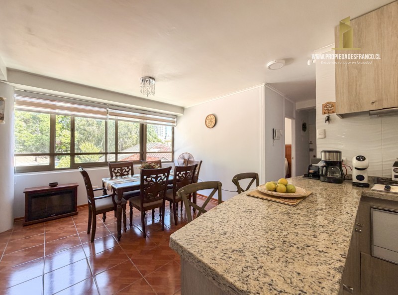 Moderno y Seguro Dpto 2D Remodelado Amoblado Quinta Vergara