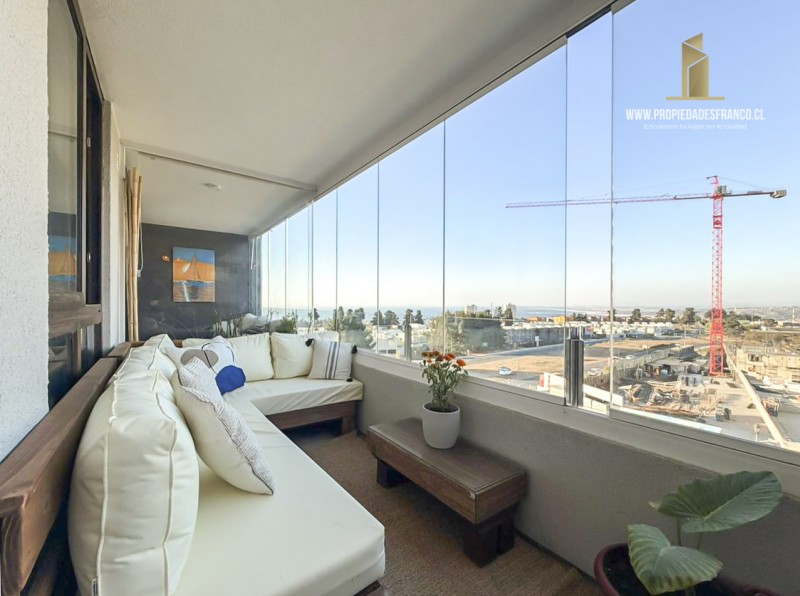 Tu Nuevo Hogar en Concon Calido Dpto Terraza Vista Al Mar 3D