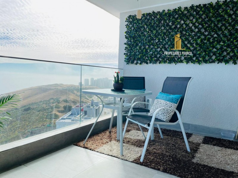 Arriendo en Reñaca Con Hermosa Vista Al Mar 1D 1B Amoblado