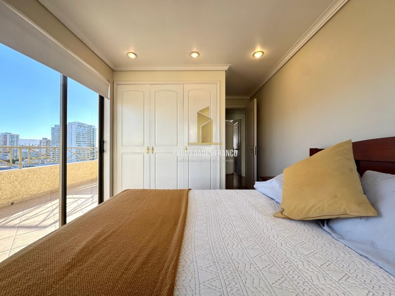 Arriendo Depto Viña Con Vista Al Mar Sector Poniente para 8