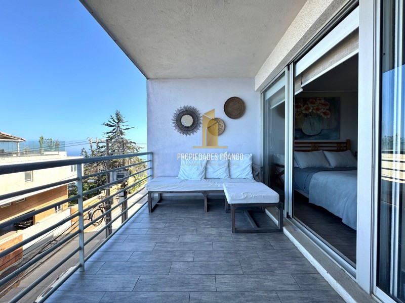Venta Depto Mariposa Reñaca Vista Al Mar Terraza Grande
