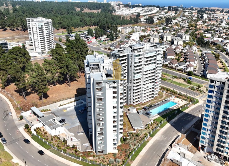 Venta Exclusivo Depto 3D 2B en Lomas de Montemar