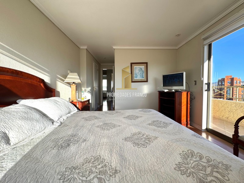 Arriendo Depto Viña Con Vista Al Mar Sector Poniente para 8