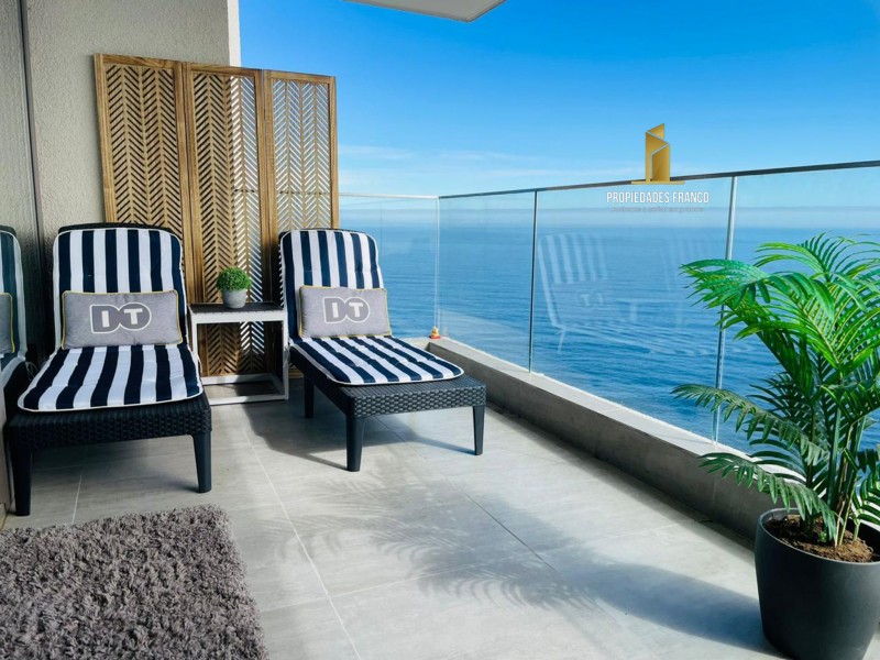 Arriendo en Reñaca Con Hermosa Vista Al Mar 1D 1B Amoblado