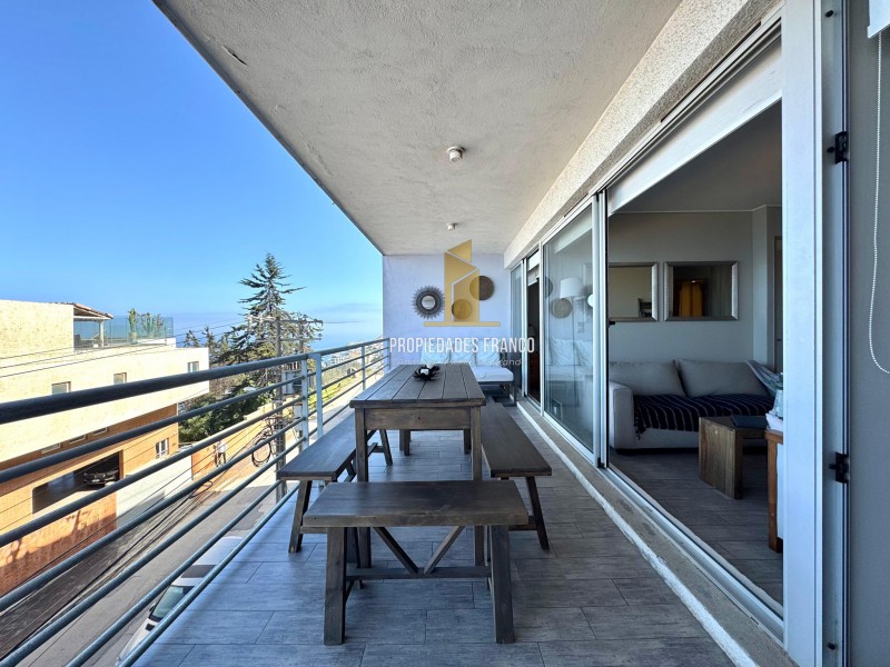 Venta Depto Mariposa Reñaca Vista Al Mar Terraza Grande