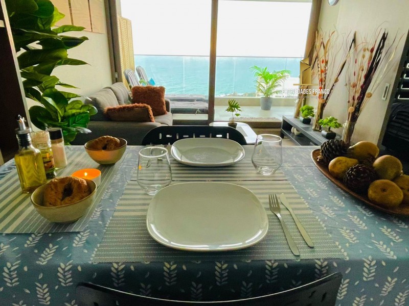 Arriendo en Reñaca Con Hermosa Vista Al Mar 1D 1B Amoblado