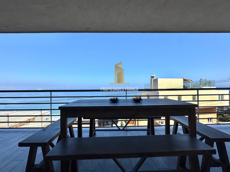 Venta Depto Mariposa Reñaca Vista Al Mar Terraza Grande
