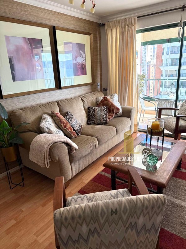 Venta Depto Vista Al Mar 3D 2B Sector Coraceros Viña del Mar