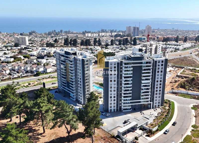 Venta Exclusivo Depto 3D 2B en Lomas de Montemar