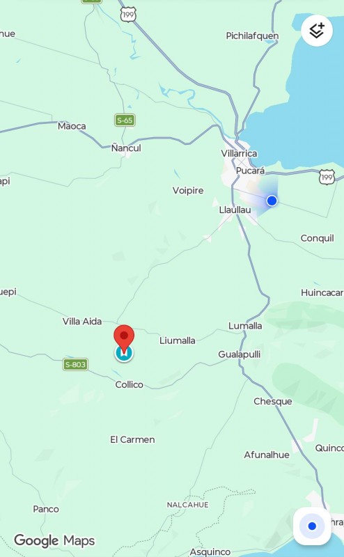 Hermoso Terreno de 5,65 Hás, Liumalla Villarrica