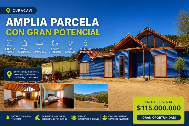 Fotografía de Amplia Parcela Con Gran Potencial Familiar|5.400M2|6D2B
