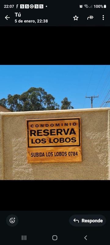 Vende Sitio Cond.reserva los Lobos