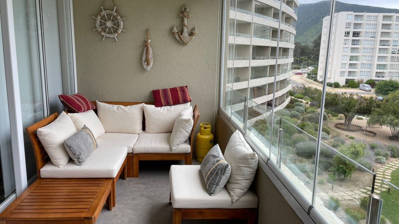 Hermoso Dpto Con Vista Parcial Al Mar. 2D2B+E+B