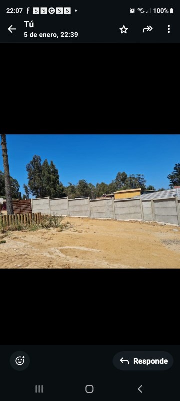 Vende Sitio Cond.reserva los Lobos
