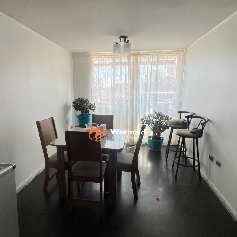 Amplio Departamento 3 Habitaciones, Frente A Inacap