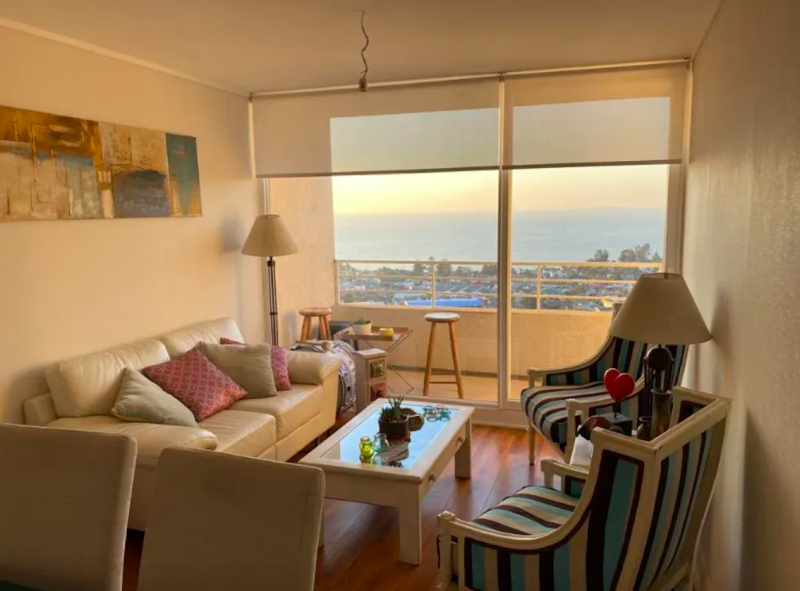 Excelente Departamento Con Vista Al Mar en Concón