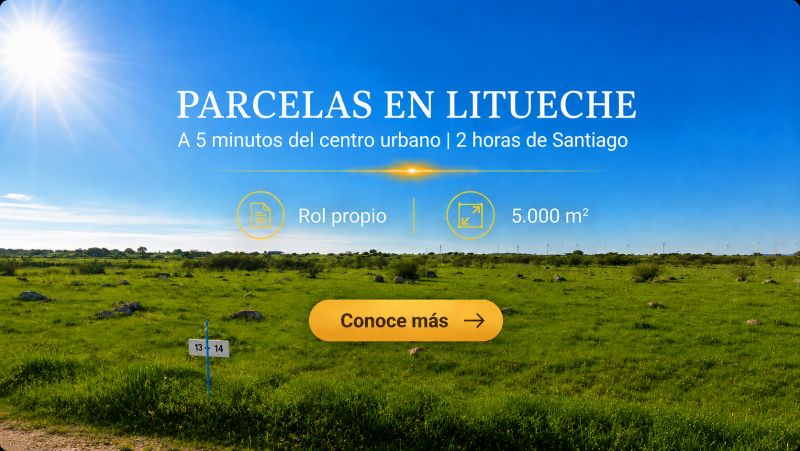 Fotografía de Parcelas Planas A 2 Horas de Santiago A 5 Minutos Litueche