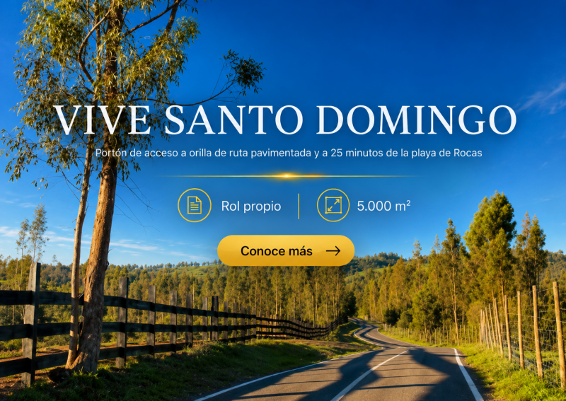 Parcelas en rocas de Santo Domingo a 20 minutos de playa