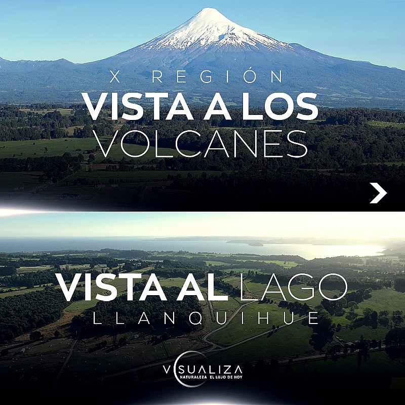 Parcelas Puerto Octay | Agua| Luz | Fibra Óptica | Crédito