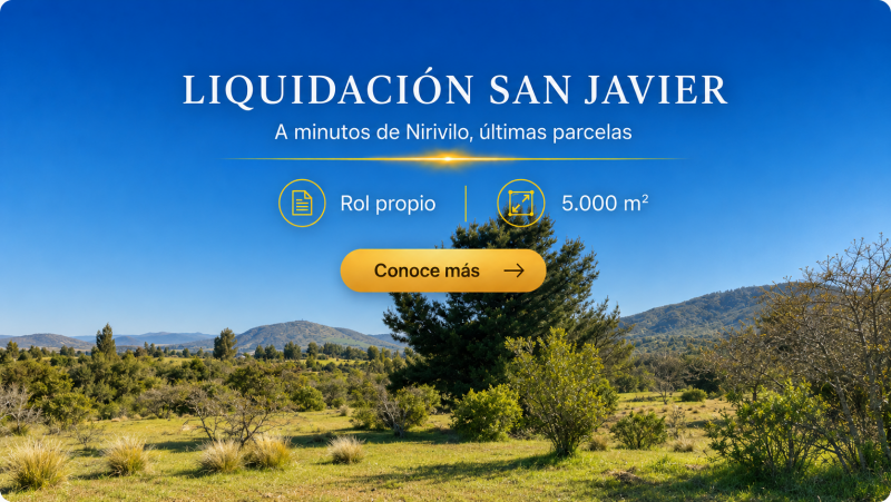 Liquidación parcelas con descuentos en San Javier rol propio