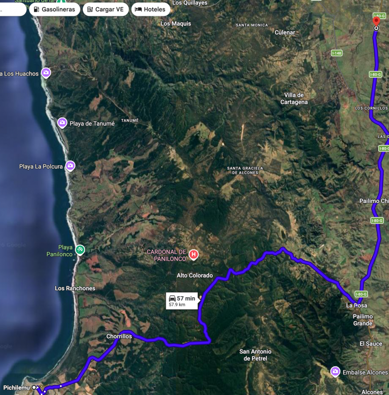 Parcelas Planas A 2 Horas de Santiago A 5 Minutos Litueche