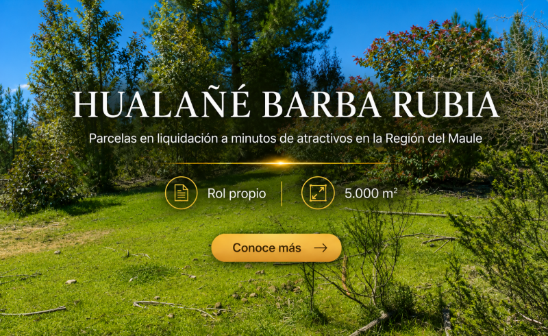 Hualañé a minutos de atractivos naturales, río, lago y playa
