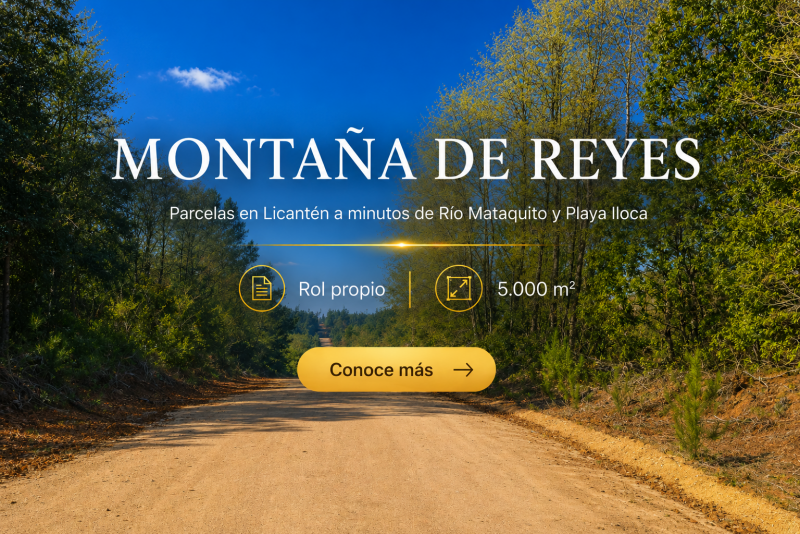 Oferta | Parcelas en Licantén | 10 minutos del Río Mataquito