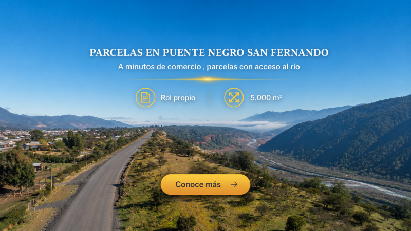 Parcelas en venta|Puente Negro|A minutos de San Fernando