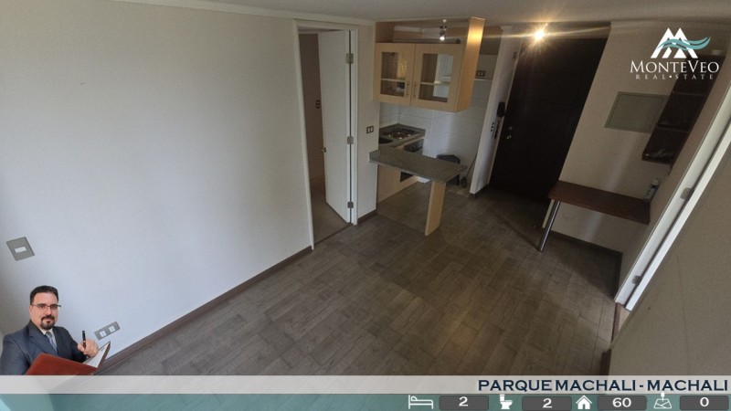 Venta | Impecable Depto Mariposa en Parque Machalí