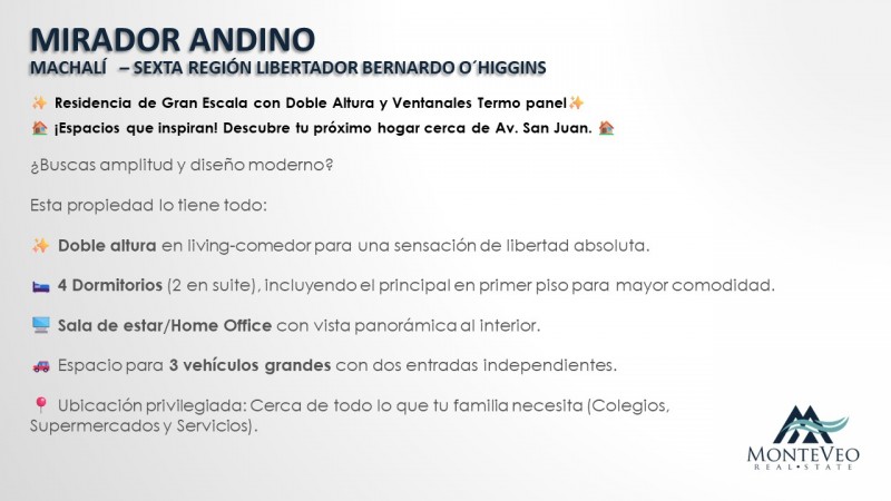 Mirador Andino - Residencia de Gran Escala Con Doble Altura