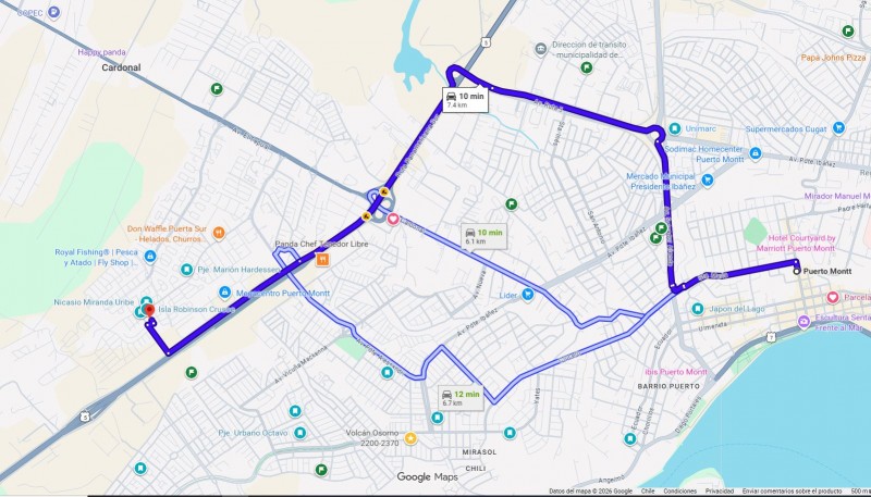 Arriendo Casa Amoblada en Puerta Sur -2 D + 1 B