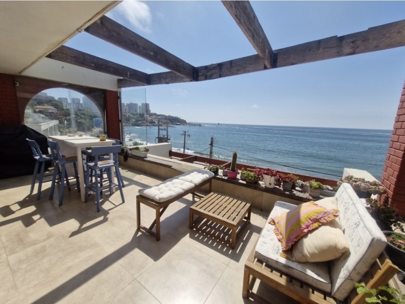 Fotografía de Vende Dpto 3D, Primera Linea Vista Al Mar, Concón!!