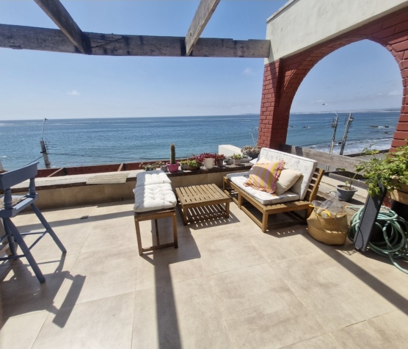 Vende Dpto 3D, Primera Linea Vista Al Mar, Concón!!