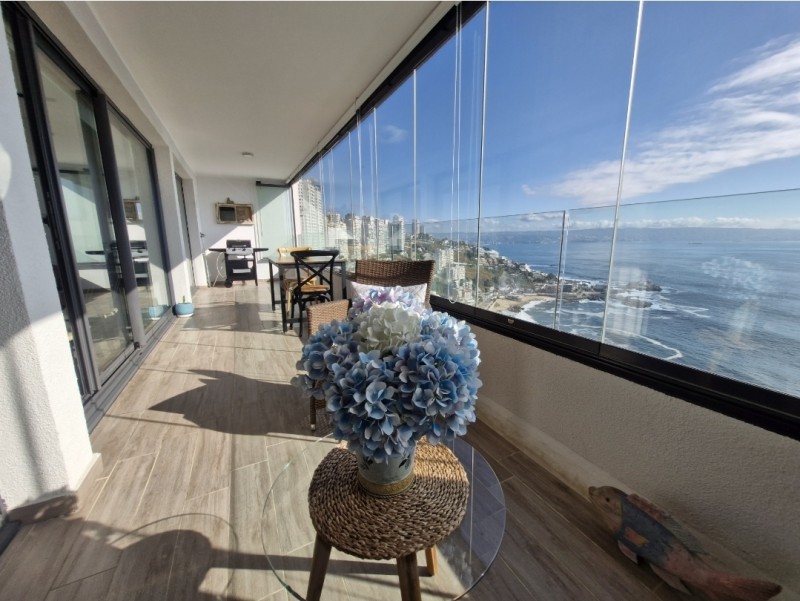 Vende Dpto 2D, Con Espectacular Vista Al Mar, Reñaca Norte!