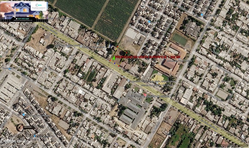 Vendo Y/o Arriendo Terreno Molina 1362 M2 A Metros Hospital