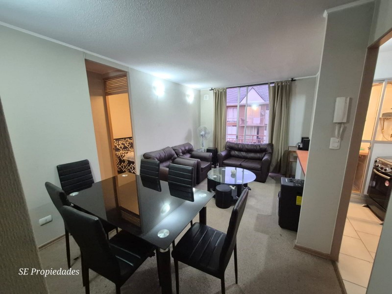 Arriendo Depto Amoblado 3D - 1B en Cond. San Felipe el Real