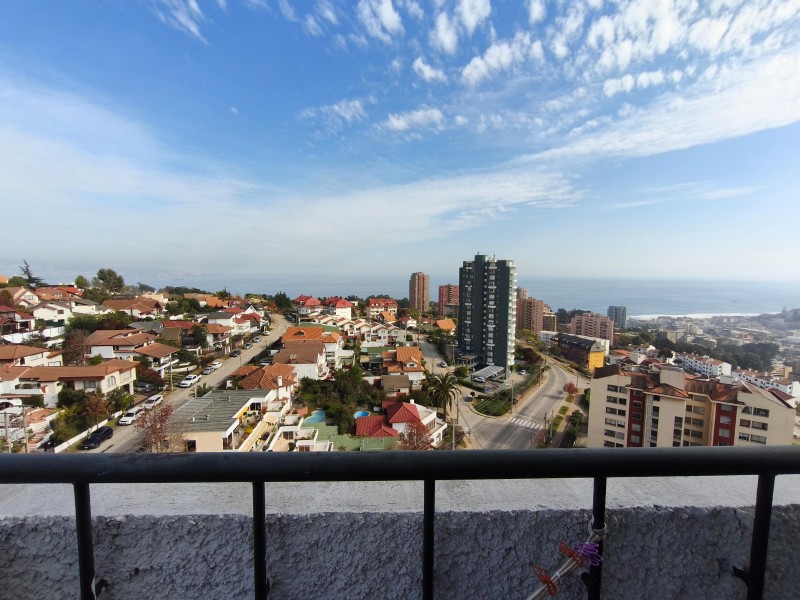 Exclusivo Depto 3D-2B-E-B Con Vista Al Mar en Jardin del Mar