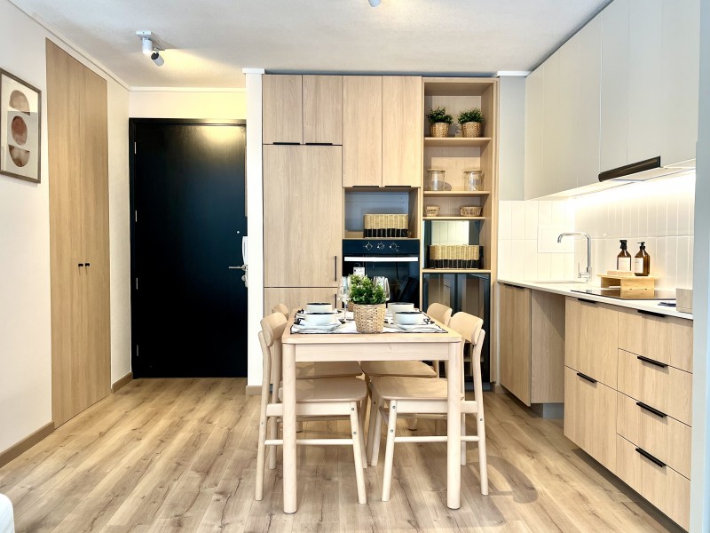 Nuevo, Metro Ñuñoa, 2D2B + Patio